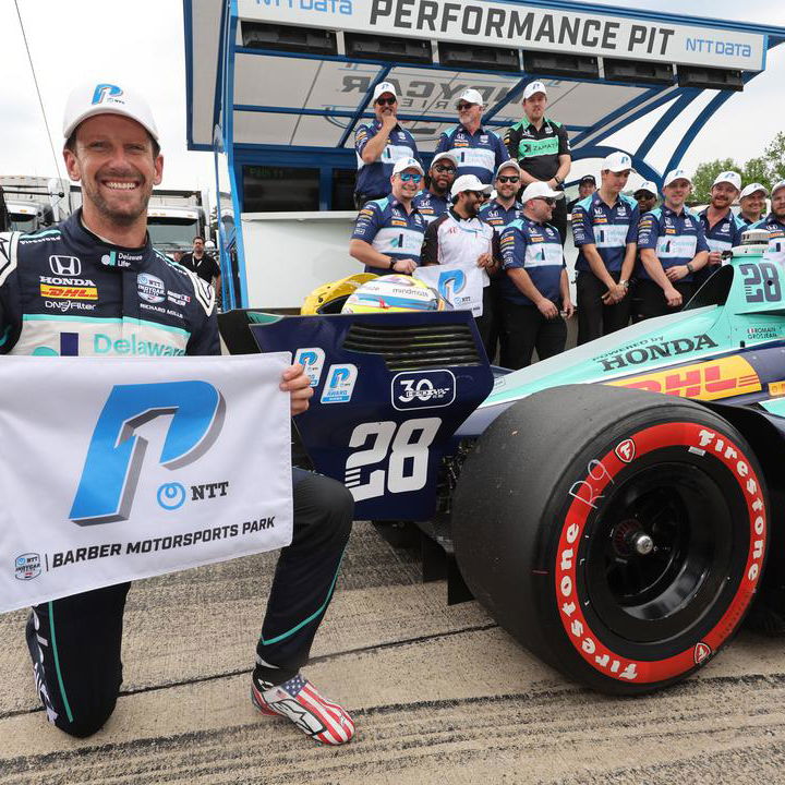 Romain Grosjean, Andretti Autosport at Barber Motorsports Park